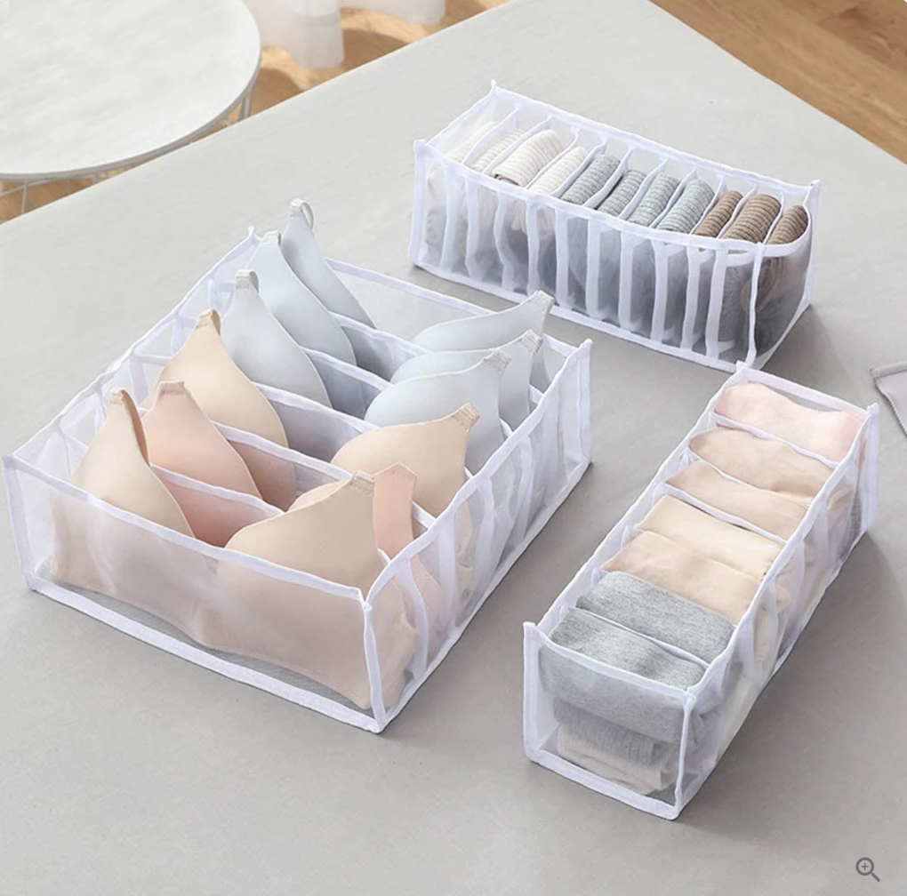 SET DE 3 Organizadores de ropa interior